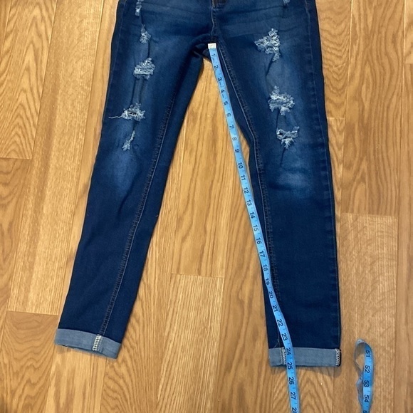 WAX Jean Teen  Girls Distressed Blue Jeans (Size 7) - Picture 9 of 9